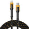 DEWALT Lightning to Type C Cable Reinforced Braided Cable for Type C Fast Charging USB C to Lightning Charging