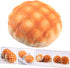 2pcs VOSAREA Simulated Pineapple Bread Decor Realistic Faux Bread Model for Home Bakery and Photography Props Pu