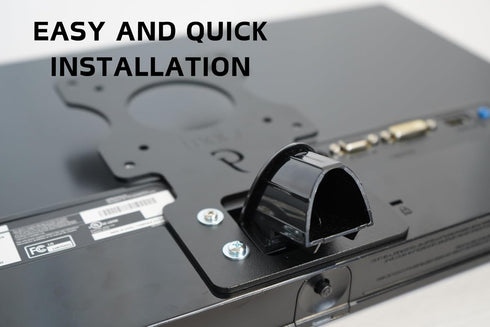 Gladiator Joe Monitor Arm/Mount VESA Bracket Adapter for LG 24MP58VQ, 24MP59G, 27MP58VQ, Laser Cut, Made in North