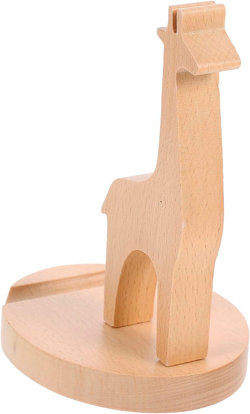 Hemobllo Giraffe Shape Mobile Phone Stand Cartoon Desktop Phone Holder for Home Office