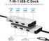 WAVLINK HDMI,DP,VGA,3* USB-A2.0 USB C Docking Station, Docking Station Quad Monitors with Dual for Wireless