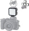 LED Video Light with 3 Cold Shoe, PULUZ Dimmable Video Splicing Fill Light for Canon Nikon Sony DSLR