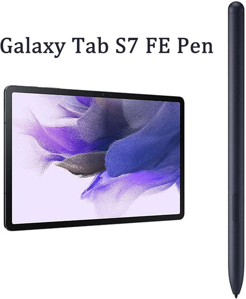 2 Pack Replacement Stylus Pen for Samsung Galaxy Tab S7 FE, 4096 Levels of Pressure Sensitivity (Black)
