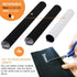 Premium 63'' Cable Management Sleeve, Adjustable Reversible Black and White Neoprene Cord Hider for TV, Desk, Home