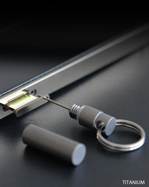 tikey Titanium SIM Card Removal Tool with Keyring, Sim Card Tray Remover Eject Pin Key Tool for iPhone iPad Samsung