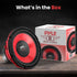 PYLE PLW10BL 10-Inch Subwoofer, 600 Watt, Red