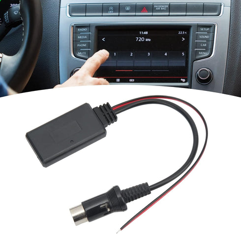 13Pin Wireless Audio Adapter, KIMISS ABS Bluetooth 5.0 Module for Kenwood Car Radio Stereo Parts