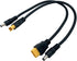 2Packs XT60 Adapter Cable, XT60 Male Bullet Connector to Male DC 5.5mm X 2.5mm Power Cable for FPV Monitor