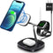 4 in 1 Fast Wireless Charger, Magnetic Wireless Charging Station for Multiple Devices