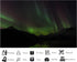 LidyMini 10x8ft Fabric Aurora Borealis Mountain Lake Backdrop Dramatic Northern Lights Night Landscape Photography