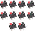 uxcell 10Pcs 2 Way Spring Speaker Terminal Clip Push Release Connector Cable Terminals Strip Block WP2-203