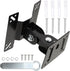 Uonlytech Rotatable Wall Tv Mount Bracket 14-27 Inch Metal Pivot Monitor Holder 360