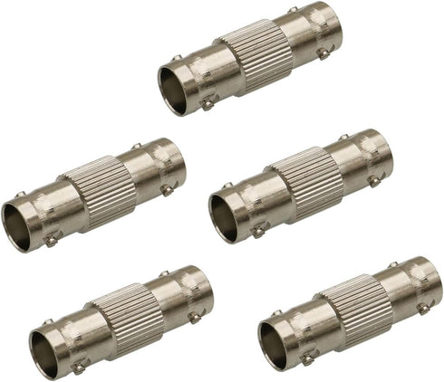 Zkarabc BNC Female to Female Coupler, Pure Brass SDI Barrel Connector Adapter with
