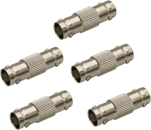 Zkarabc BNC Female to Female Coupler, Pure Brass SDI Barrel Connector Adapter with