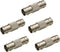 Zkarabc BNC Female to Female Coupler, Pure Brass SDI Barrel Connector Adapter with