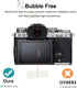 AKWOX (Pack of 3) Tempered Glass Screen Protector for Fujifilm X-T3, 9H Anti-scratch Optical Cover