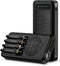Outdoor Solar Portable Power Bank with Wireless Charging, 10000mAh Battery, IP65 Waterproof