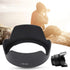 2PCS Camera Lens Hood EW-83H for Canon EF 24-105mm f/4L is USM Lens, Black Plastic Mount