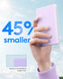 Samsers Bluetooth Foldable Keyboard, Wireless Portable Folding Keyboard, Ultra-Slim Rechargeable, Connect Up to 3