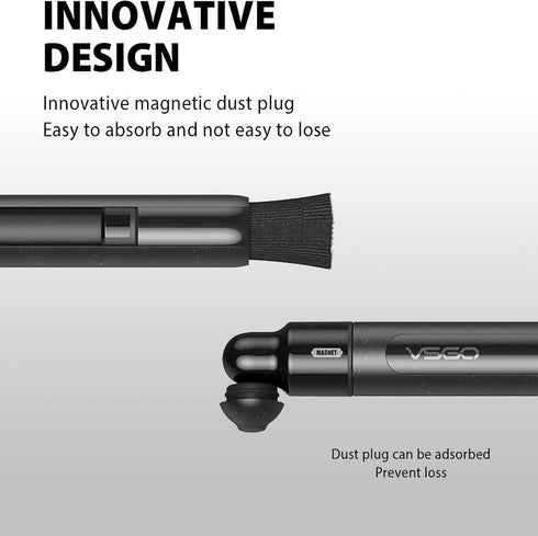 VSGO V-P03E Lens Cleaner Pen, Compatible for Canon, Nikon, Sony Digital Camera Cleaning with Replacement Tip
