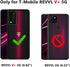 Annymall for T-Mobile Revvl V Plus 5G Case, Full Body Heavy Duty Shockproof Triple Layer with Built in Screen Protector Durable Rugged Protective Cover for T-Mobile Revvl V+ 5G 6.8” (Wine/Pink)