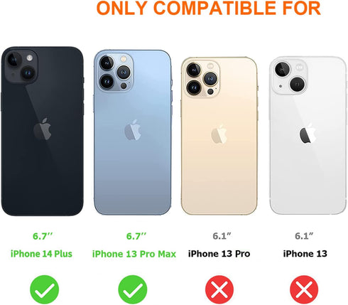Screen Protector for iPhone 13 Pro Max, iPhone 14 Plus Anti Blue Light Compatible with iPhone 14 Plus, iPhone 13 Pro