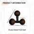1'' Ball/25mm Aluminum Alloy Triple Ball Adapter, Compatible with Ram Mounts B Size Double Socket Arm for GPS Devices