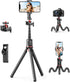 Fotopro Flexible Phone Tripod, Mini Camera Tripod with Wireless Remote Phone Holder, 360