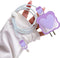 Cute 3D Love Heart Cable Protector for iPhone Charger, Data Line Saver for iPhone 11 12 13 14 Pro Max - Purple