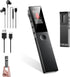 JUSTSTONE 128GB Digital Voice Recorder with Playback, Ai Noise Reduction, Voice Activated Recording,