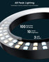 WINDESHI Ring Light for Computer Video Conference - Webcam Light for Monitor Clip On Remote Working Distance Learning