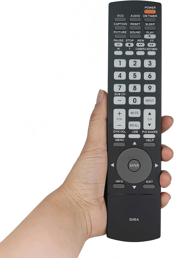 Replacement Remote Control for Sanyo GXEA TV Models DP52449 DP50749 DP50740 DP52440 DP32640 DP37840 DP42840 DP46840