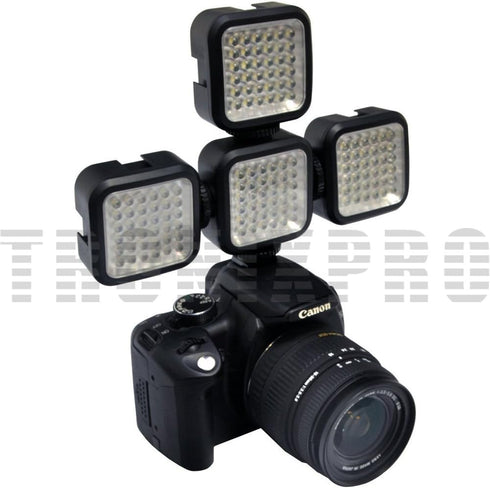 Universal Mini Portable Rechargeable USB LED Light for DSLR Cameras with Micro USB Cable for Nikon, Canon, Sony,