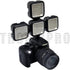 Universal Mini Portable Rechargeable USB LED Light for DSLR Cameras with Micro USB Cable for Nikon, Canon, Sony,
