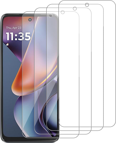 iCsapr 4 Pack Glass Screen Protector Compatible for Motorola Moto G 5G (2026/2025)
