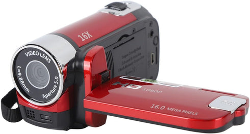 Ejoyous 4K 48MP 2.7in 16x Video Camera, DV Camera Camcorder TFT Rotatable Screen Digital Zoom Video Camera Recorder