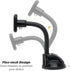 Scosche MAGWDM MagicMount Flex Neck Suction Cup Car Phone Mount for Dashboard/Windshield, 360° Adjustable Magnetic