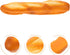 Ciieeo Fake French Bread Model Realistic Pu Food Prop for Bakery Display Photography and Creative Decoration Versatile