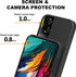 for TCL 50 XE/TCL 50 5G Phone Case with Tempered Glass Screen Protector, Card Holder with Ring Stand Case for TCL 50