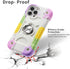 MARKILL Compatible with iPhone 13 Pro Max Case, Heavy-Duty Military Grade Shockproof Cover with Ring Stand
