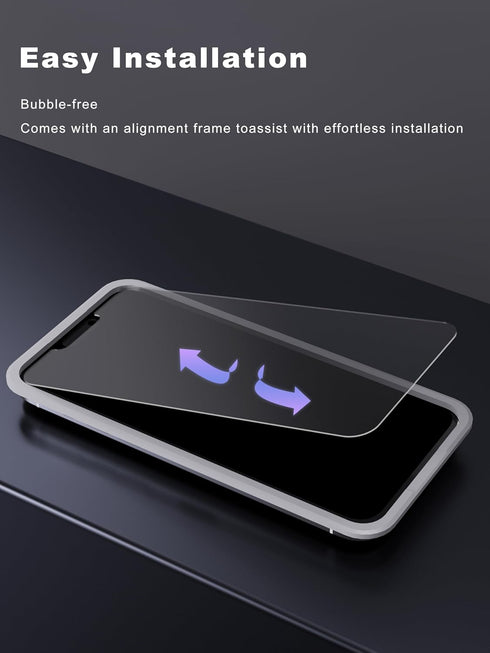 2 Pack Matte Screen Protector for iPhone 12 Pro Max 6.7 inch, Anti-Fingerprint Anti-Glare Tempered Glass Easy