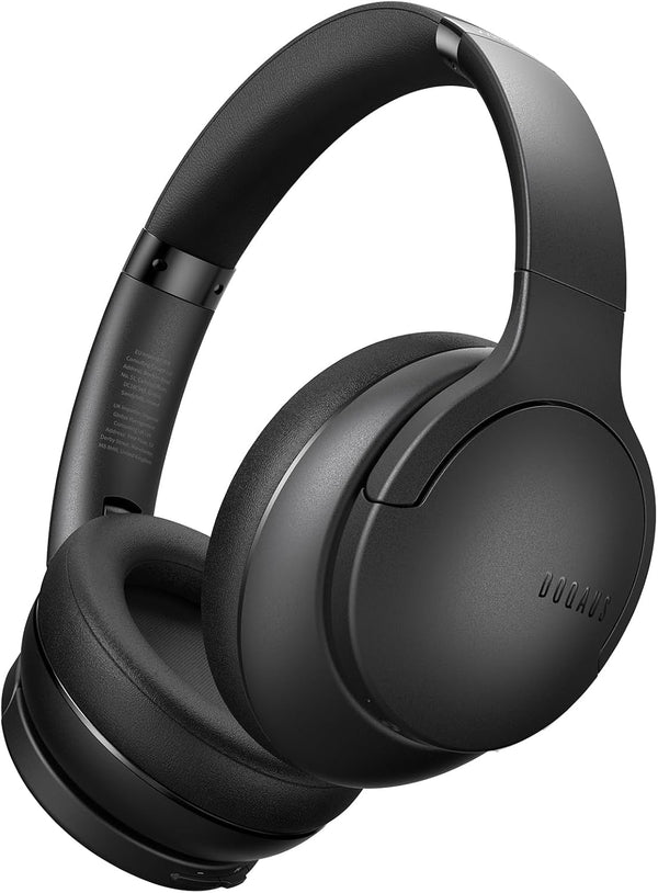 DOQAUS Upgraded Bluetooth Headphones Over Ear, 90H Playtime, Bluetooth 5.3 Wireless Headphones with 3 EQ Modes and HiFi