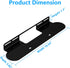 Soundbar Mount for Sonos Beam, Wall Mount Bracket Compatible with Sonos Beam Sound Bar, Black