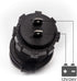 Dual USB Charger Socket Waterproof Power Outlet 12V/24V 2.1A for Car Boat Marine RV with Blue LED