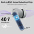 Wireless Earbuds Bluetooth 5.3 Headphones with Noise Cancelling Mic, IP7 Waterproof, 36H Playtime, Grey
