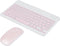 Bluetooth Keyboard and Mouse Combo - Ultra-Slim Portable Rechargeable Wireless Set for iPad/Mac OS, Android, Windows