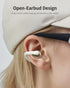 30H wegear Open-Ear Earbuds, Clip-On Headphones, Open-Ring Comfort Wireless Bluetooth Earbuds, Dual Connection