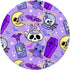 Halloween Doodle Vintage Witchy Coffee Magical Crystal Ball PopSockets PopGrip for Phones & Tablets