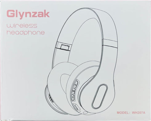 Wireless Bluetooth Headphones Over Ear, 65H Playtime HiFi Stereo Headset with Microphone, Foldable Bluetooth V5.3, Rose
