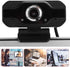 ciciglow 1080P PC Webcam, Desktop Computer Camera USB with Microphone USB Online Class Webcam for Live Streaming, Video